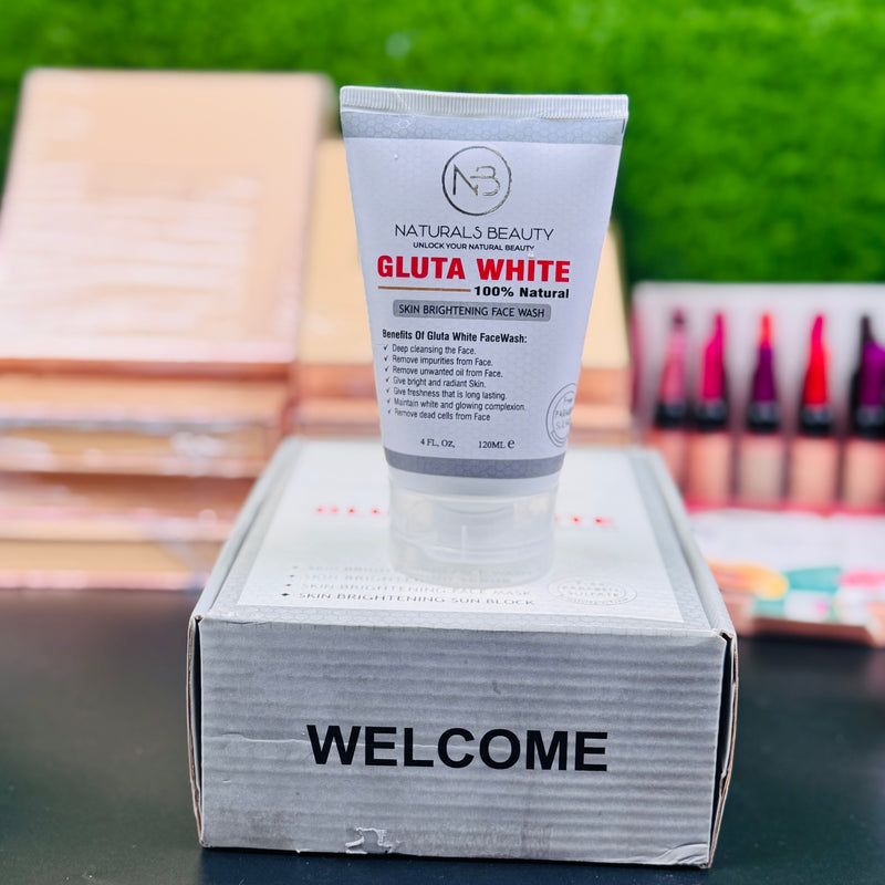 Gluta White Original Skin Brightening Face Wash – Glow Naturally! 120 ml View Gallery - Pakistan