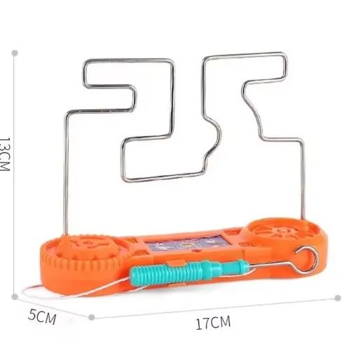 Bump Maze, Montessori Toy Electric Wire Maze Roller Game Touch Maze Puzzle Toy Collision Game Education Concentration Toy (Random Color) View Gallery - Pakistan