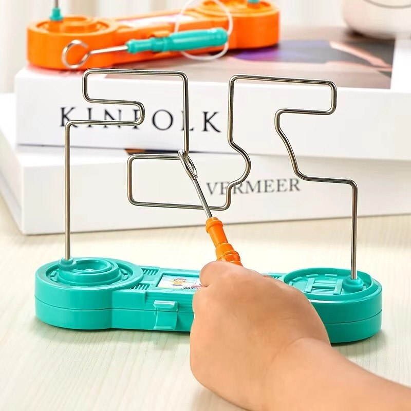 Bump Maze, Montessori Toy Electric Wire Maze Roller Game Touch Maze Puzzle Toy Collision Game Education Concentration Toy (Random Color) View Gallery - Pakistan