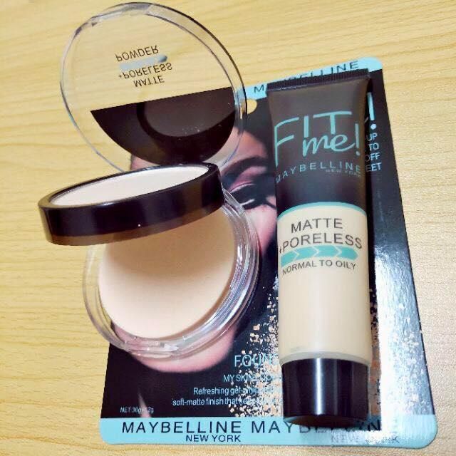 2-in-1 Makeup Deal – Liquid Foundation &amp; Face Powder Combo for Smooth, Flawless Finish – Budget-Friendly Beauty Set - Ivory Shade View Gallery - Pakistan