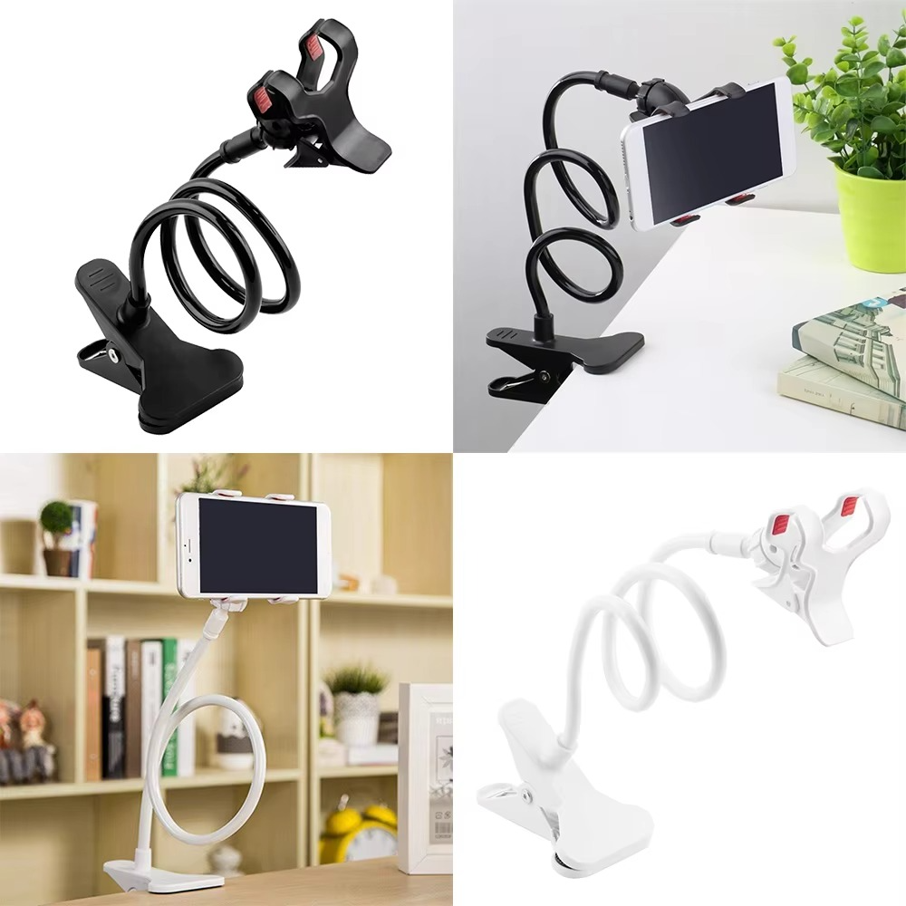 Mobile Phone Stand Holder Flexible and Power Full Grip - 360 Degree Rotating Mobile Stand Bedside Able Lazy Snake Mobile Phone Holder - Random Color View Gallery - Pakistan