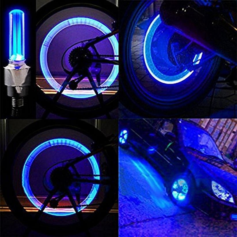Pack of 2 Car Wheel LED Light And Motorcycle Bike Light Wheel Light | Led neon light (Random Color) View Gallery - Pakistan