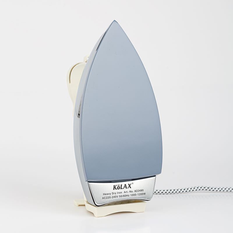 KoLAX Germany Heavy Dry Iron-822480 –1000-1200W Precision Performance with Classic Strength View Gallery - Pakistan