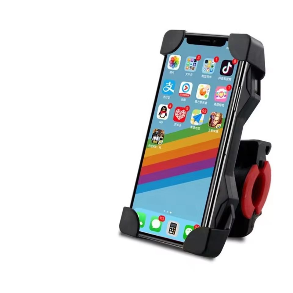Mobile Phone Holder Stand for Bicycle &amp; Motorcycle – Universal 360° Rotation Mount ( random color) View Gallery - Pakistan
