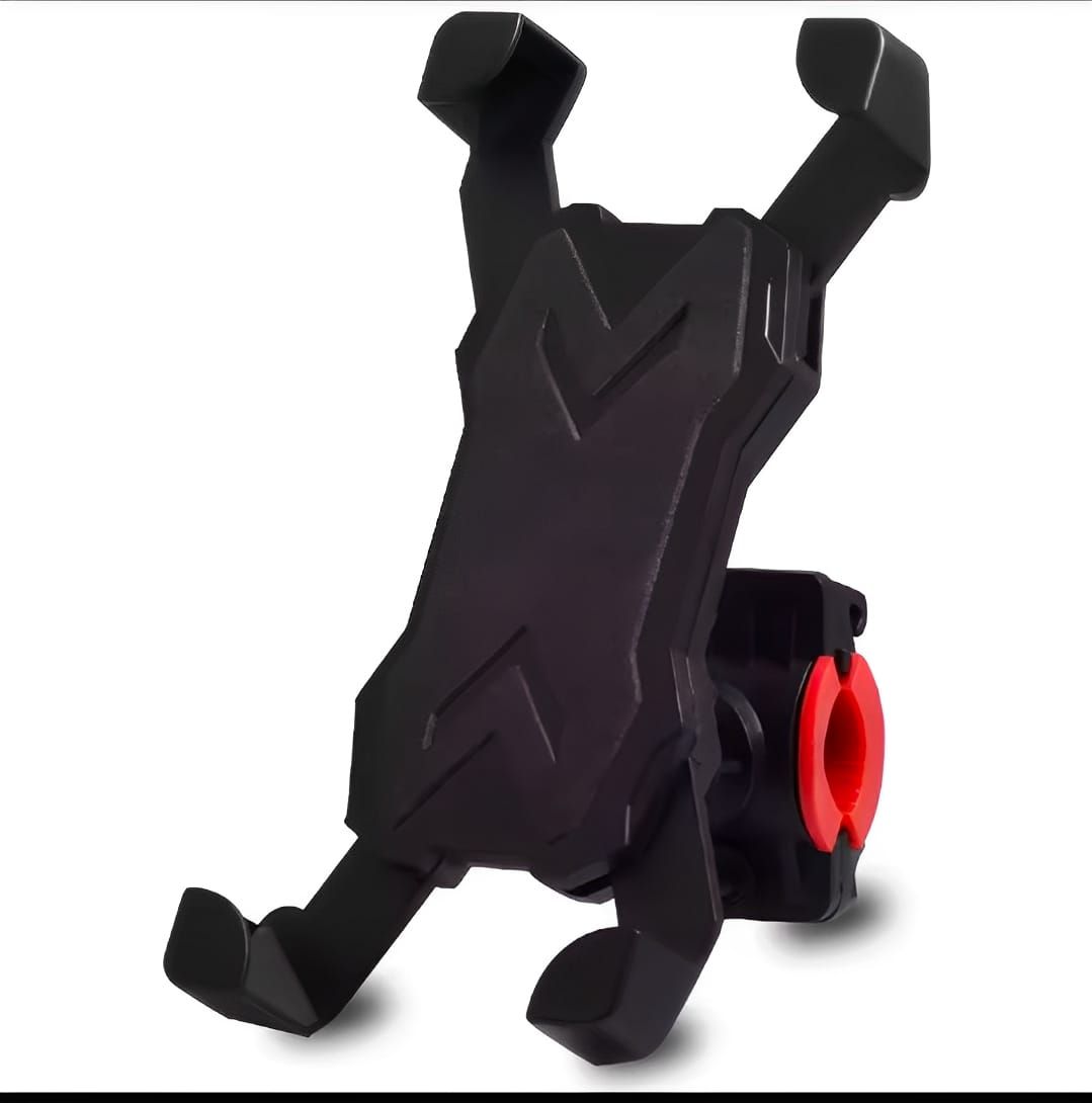 Mobile Phone Holder Stand for Bicycle &amp; Motorcycle – Universal 360° Rotation Mount ( random color) View Gallery - Pakistan