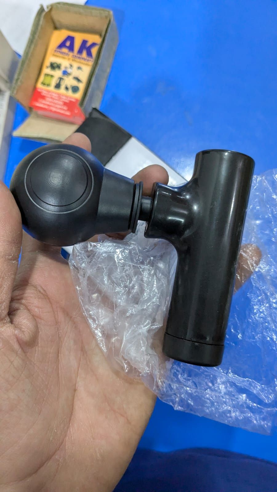 Mini Rechargeable Fascial Gun – Portable Deep Muscle Massager for Pain Relief and Relaxation - Random Color View Gallery - Pakistan