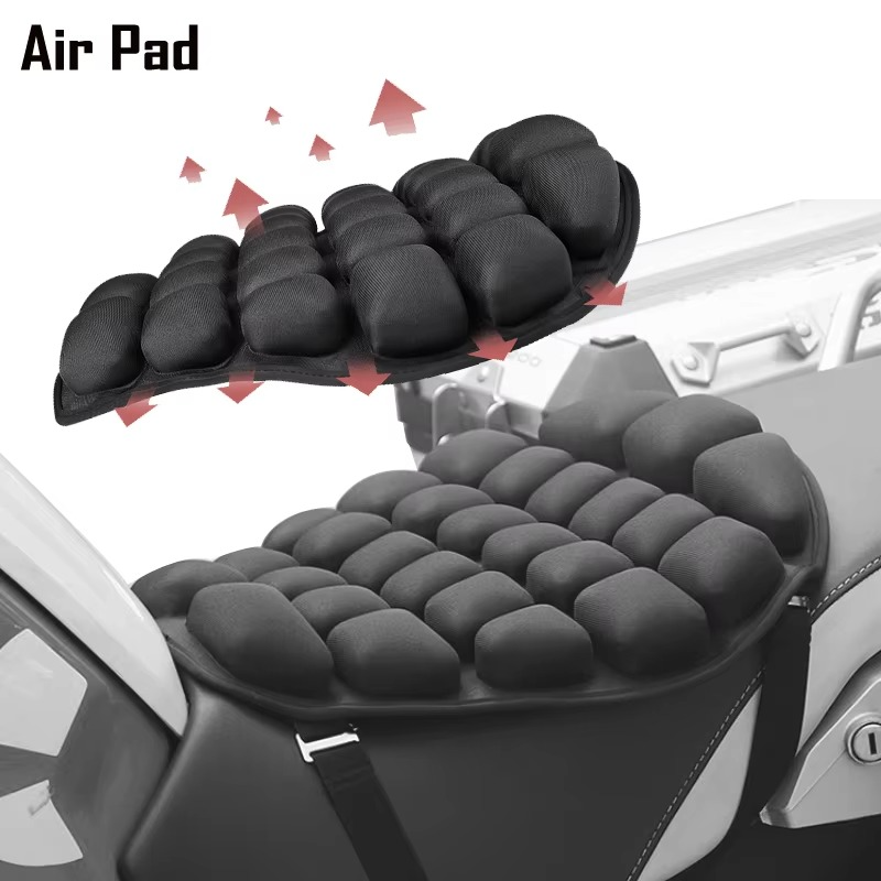 Universal Waterproof Bike and Motorcycle Seat Cushion – Premium Comfortable Relaxer Seat Cover with Anti-Slip Design, Shock Absorption, and Weather-Resistant Protection – Ideal for All Bicycles, Scooters, and Motorcycles