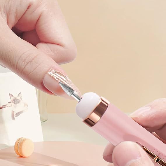 5 IN 1 Professional Manicure Nail | Salon Nail Finishing Touch | Nail Grinding, Burnishing Machine | Full Manicure and Pedicure Tool - Random Color View Gallery - Pakistan