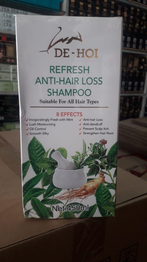 De-Hoi  Refresh Anti-hair Loss Shampoo Ginger Hair Care Shampoo Helps Stop Hair Loss 450ml View Gallery - Pakistan