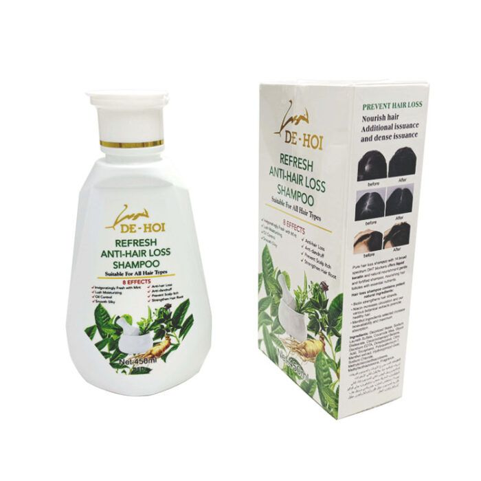 De-Hoi  Refresh Anti-hair Loss Shampoo Ginger Hair Care Shampoo Helps Stop Hair Loss 450ml View Gallery - Pakistan