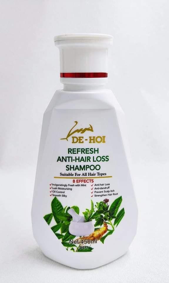 De-Hoi  Refresh Anti-hair Loss Shampoo Ginger Hair Care Shampoo Helps Stop Hair Loss 450ml View Gallery - Pakistan