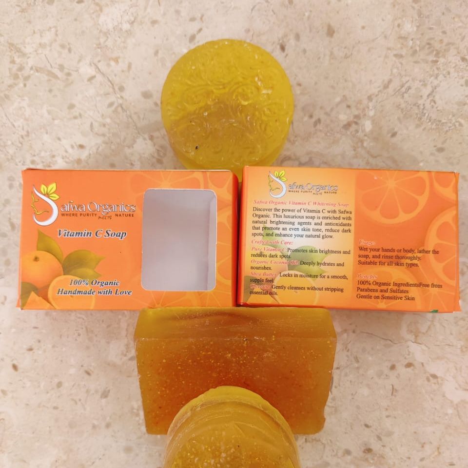 Safwa Organics Vitamin C Soap | Organic Handmade Glow Bar Soap | Best Quality Soap  View Gallery - Pakistan