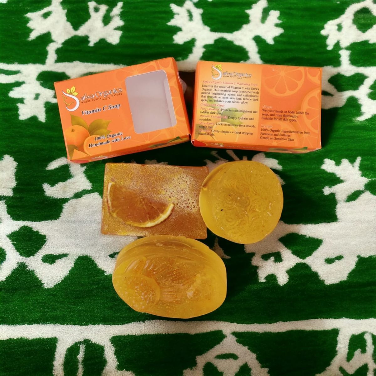 Safwa Organics Vitamin C Soap | Organic Handmade Glow Bar Soap | Best Quality Soap  View Gallery - Pakistan