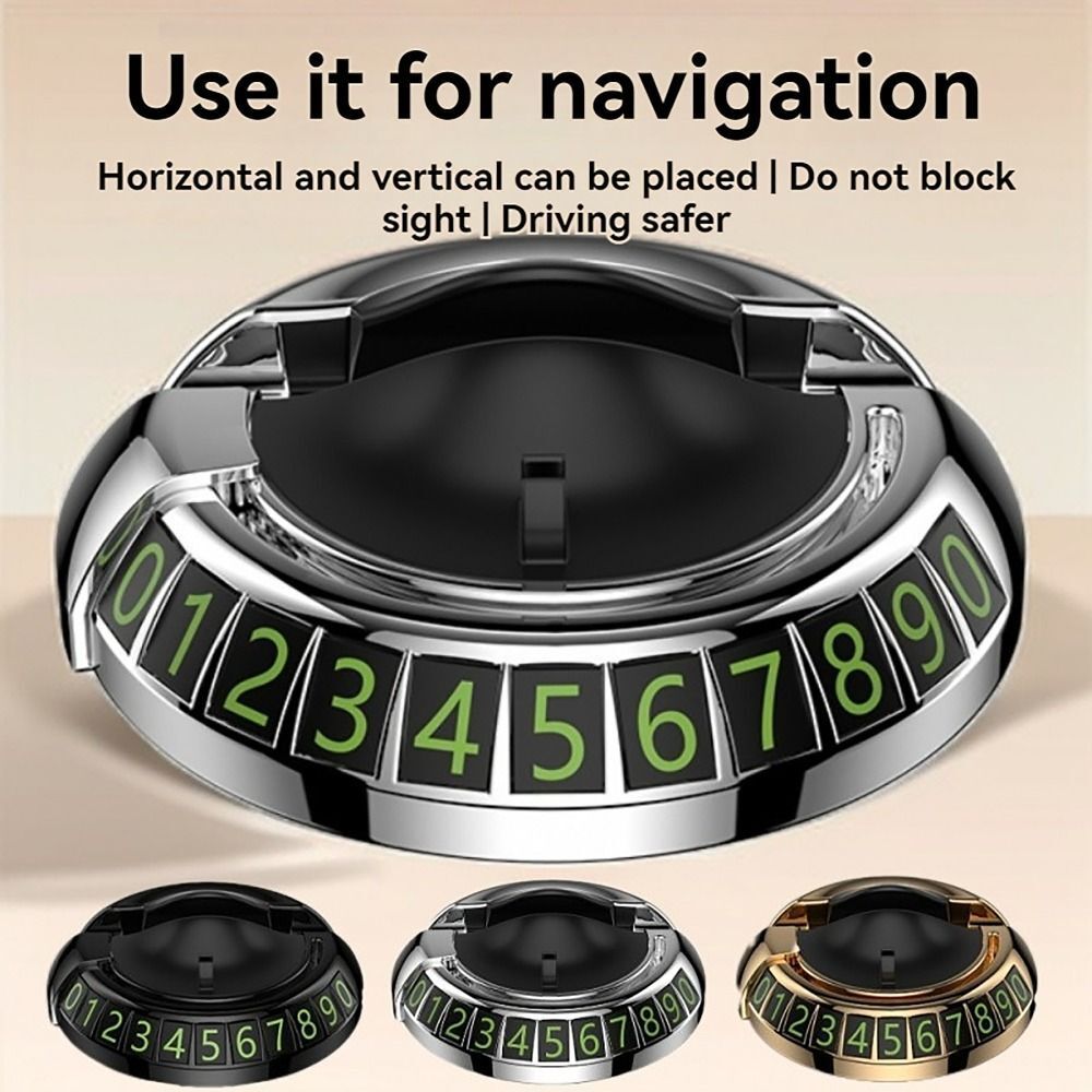 2 in 1 Dashboard Car Phone Holder with Navigation Bracket - 360° Rotation Phone Bracket For Car Use - Random Color View Gallery - Pakistan