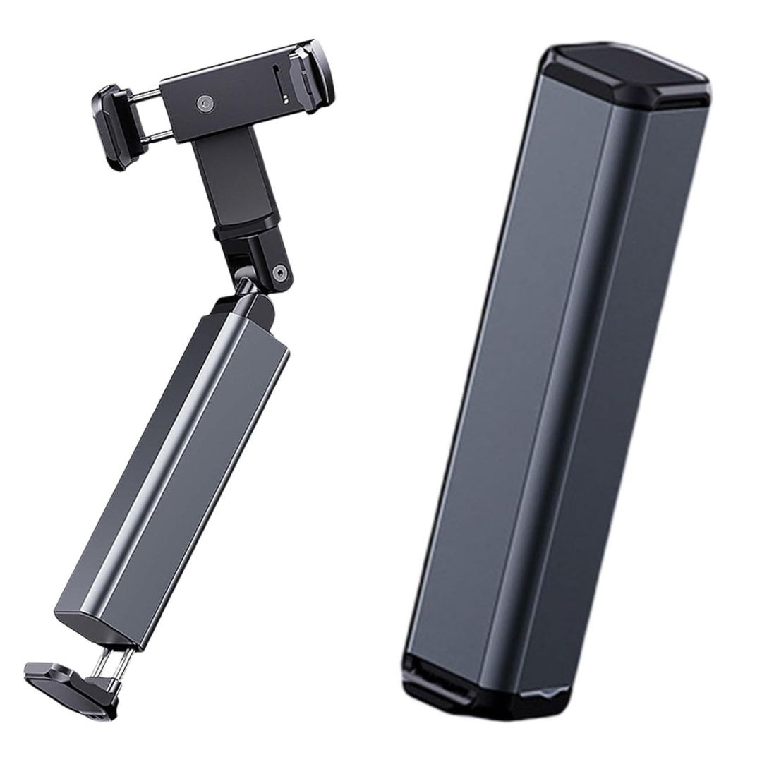 Universal Phone Holder Travel Essentials Flexible 360 ​​Degree Rotation Hands-Free Airplane Phone Mount for iPhone Xiaomi - Random Color