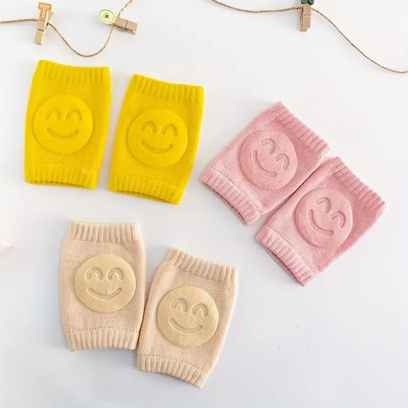 02 Pcs ( Pair ) - Soft &amp; Protective Baby Knee Pads – Cushioned Support for Crawling Infants &amp; Active Toddlers - Random Color View Gallery - Pakistan