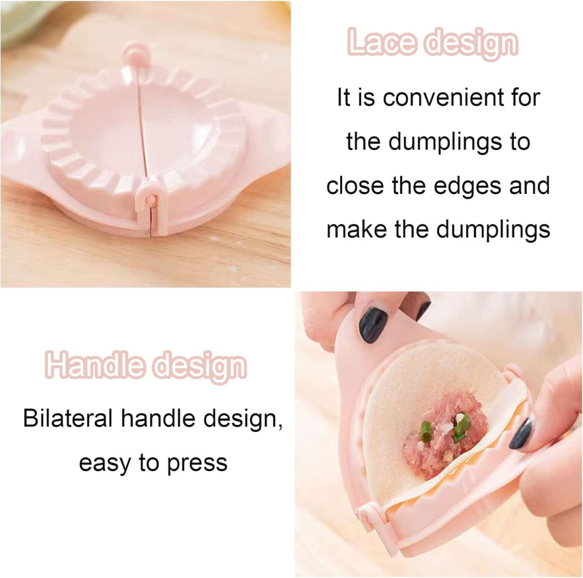 Samosa Maker &amp; Dumpling Shaper – Dough Press Mold for Samosas, Dumplings, Gujiyas, and Stuffed Pastries | Easy-to-Use Kitchen Tool | Random Color View Gallery - Pakistan