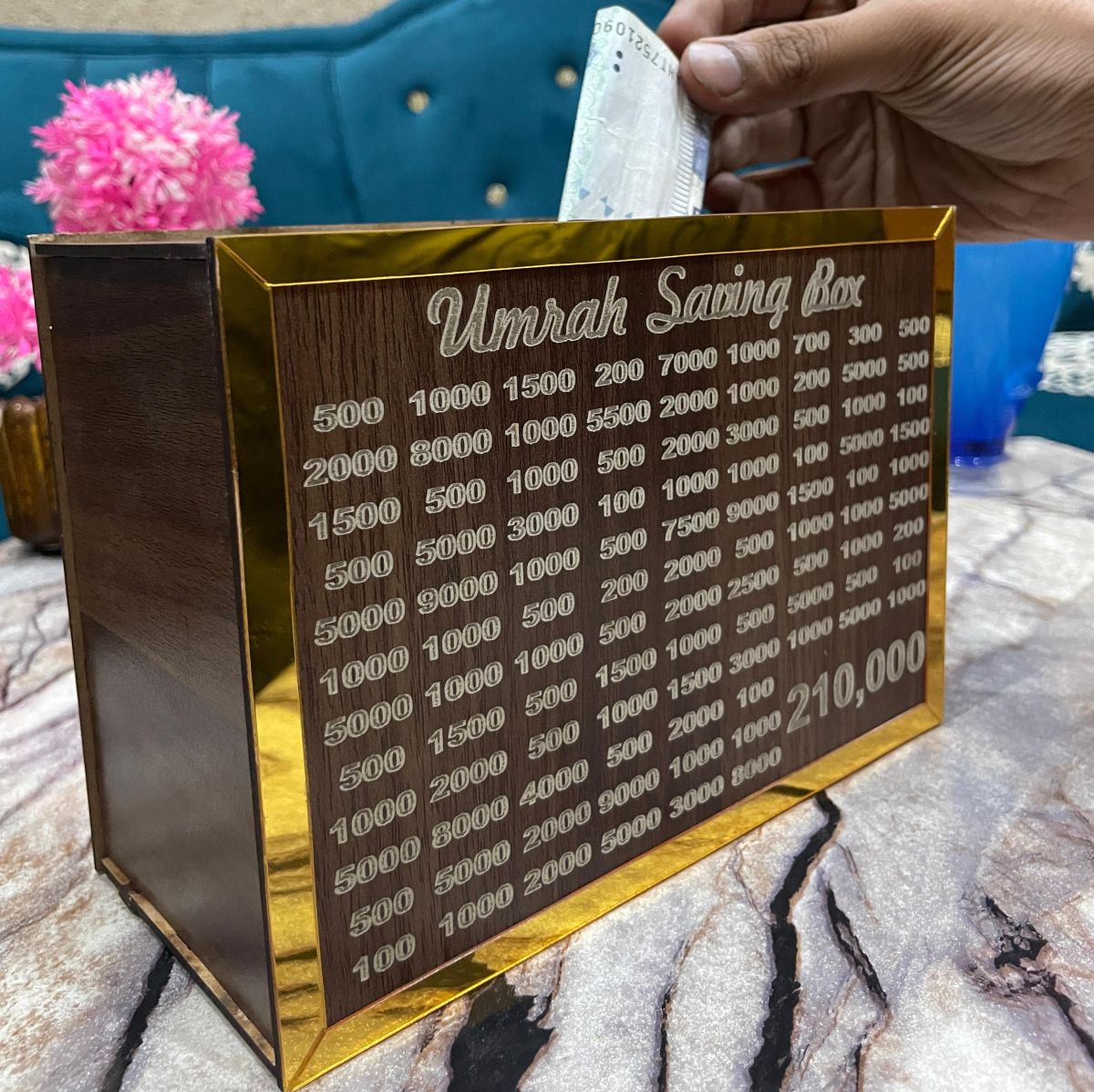 Umrah Saving Box - Box For Umrah Saving | Umrah Saving Box - Best Quality Umrah Saving Box - 210,000 Umrah Saving Box ( Random Design ) View Gallery - Pakistan