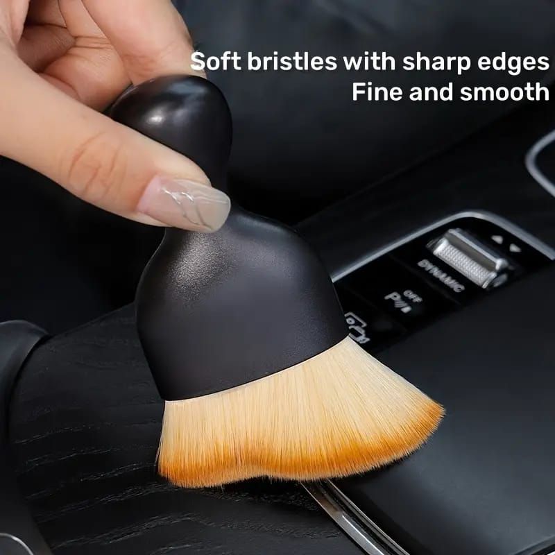 Car Interior Cleaning &amp; Multi functional Brush premium Quality ,Car Cleaning Brush | Soft Hair Brush For cleaning of Small and Tiny Places View Gallery - Pakistan