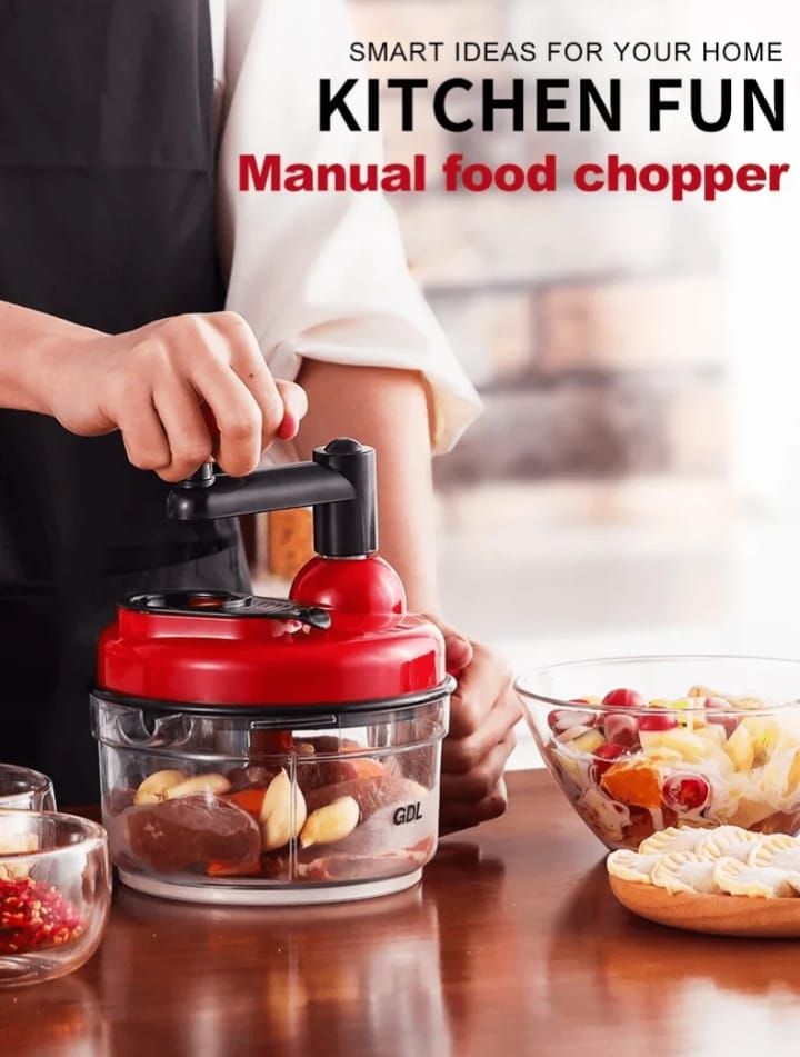 Manual Hand Multifunction Speedy Vegetable Quick chopper | Quick Chopper Vegetable - Onion Chopper | Kachomer Salad Machine ( random color ) View Gallery - Pakistan