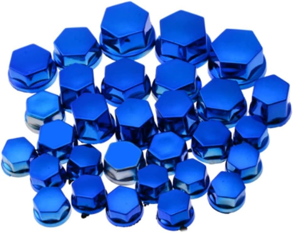 30pcs/set High Quality Chrome Plating Plastic Motorcycle Screw Nut Cover Cap Nut Bolt Decoration For Engine Transmission View Gallery - Pakistan