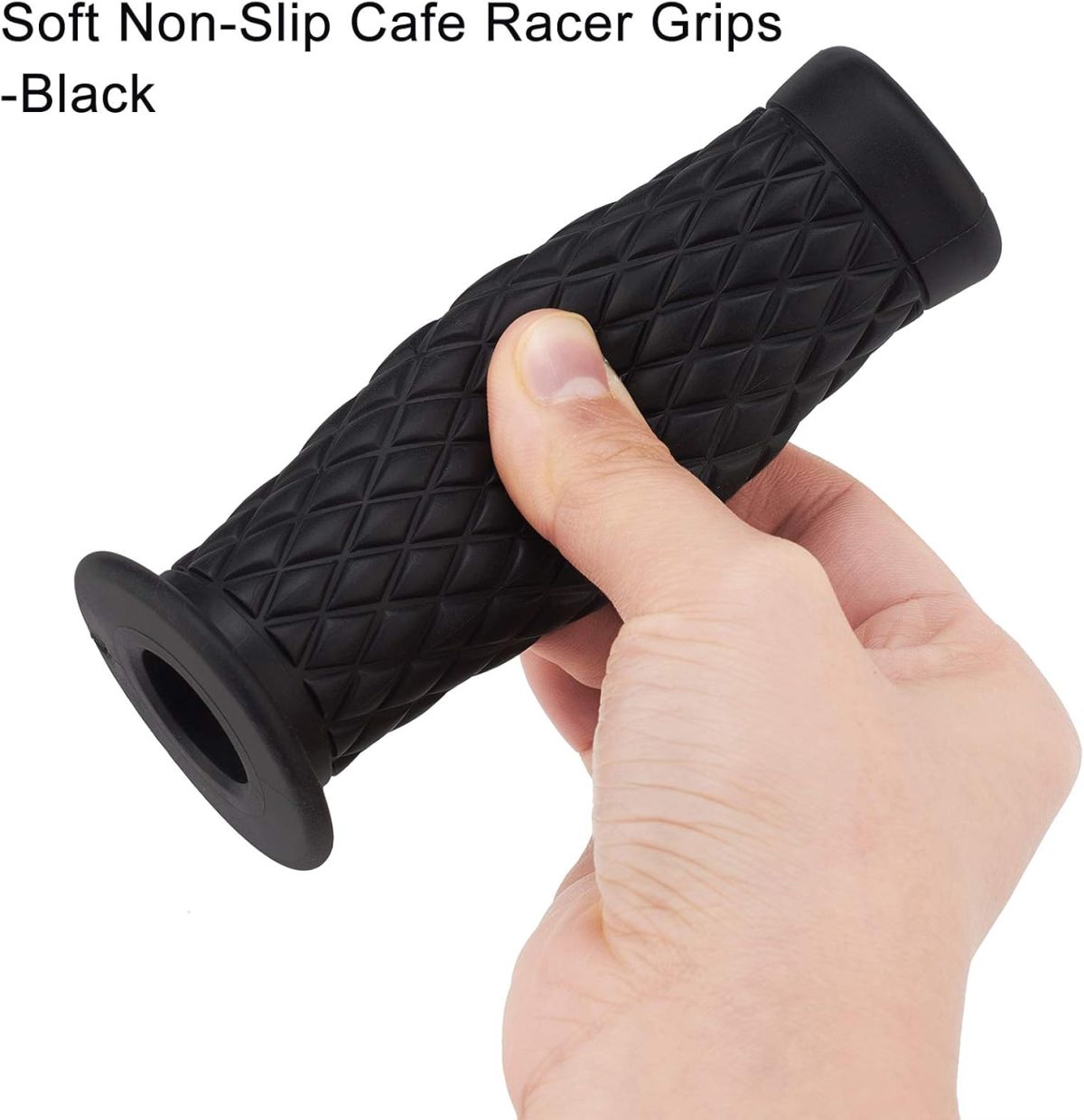 2 Pcs Cafe Racer Handle Grips Silicone Motorcycle Handle Grips Vintage Style Rubber Handle Grips Vintage View Gallery - Pakistan