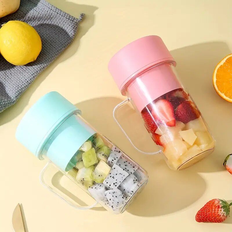 Crusher Juicer - Mug Shaped Portable Blender With Straw | Portable Blender,Juicer Portable Outdoor Juicing Cup | Home Mini Cordless Juicer - Random Color View Gallery - Pakistan