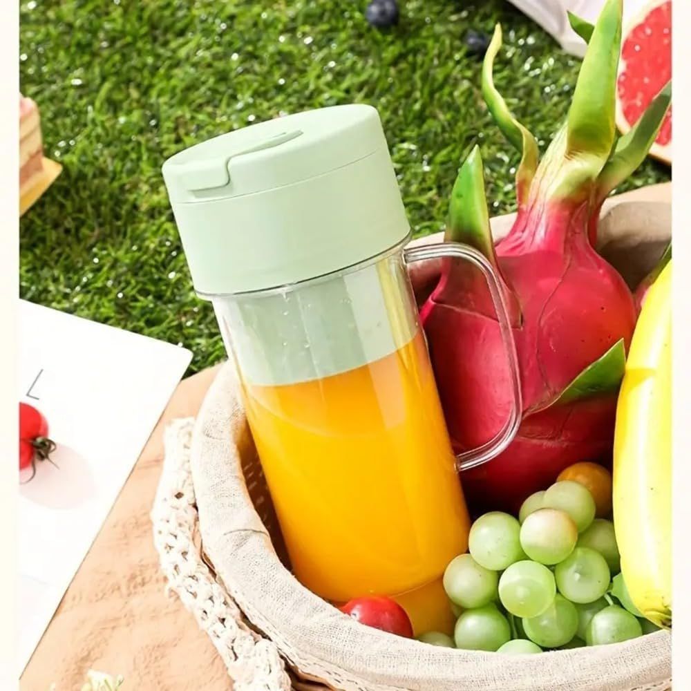 Crusher Juicer - Mug Shaped Portable Blender With Straw | Portable Blender,Juicer Portable Outdoor Juicing Cup | Home Mini Cordless Juicer - Random Color View Gallery - Pakistan