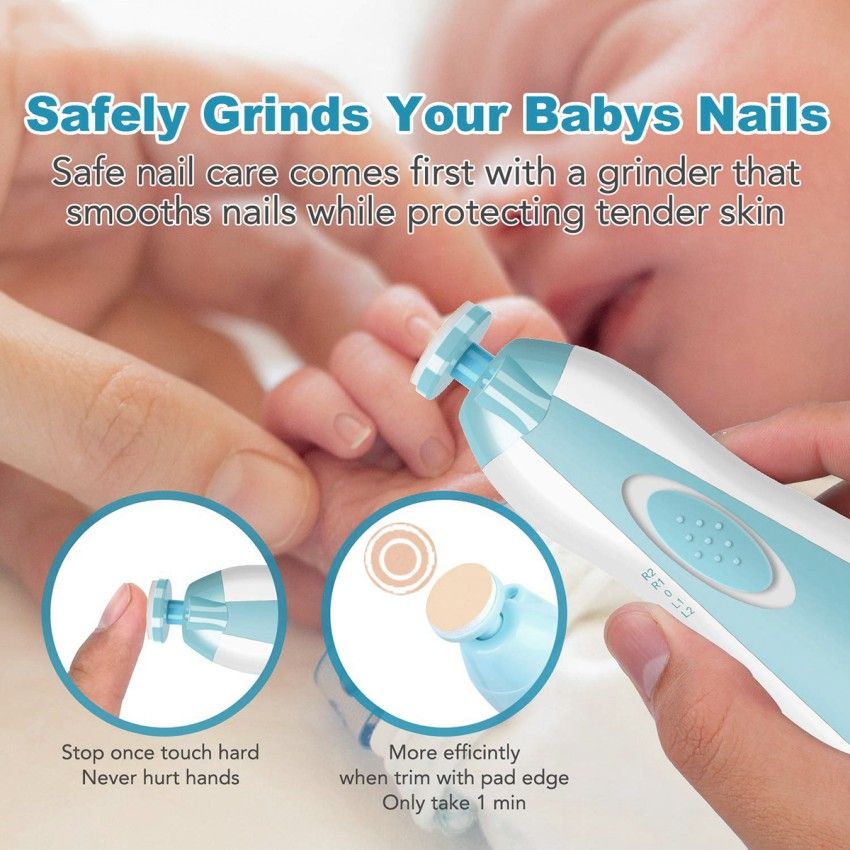 Electric Nail Clipper - Baby Nail Trimmer Clipper Set (random color) View Gallery - Pakistan