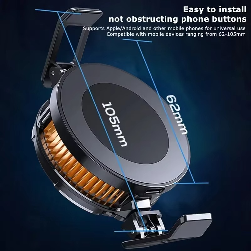 MEMO CX07 Mobile Phone Magnetic - Cooling Fan Radiator Cool Heat Absorber For IOS iPhone Android ( Random Color ) View Gallery - Pakistan