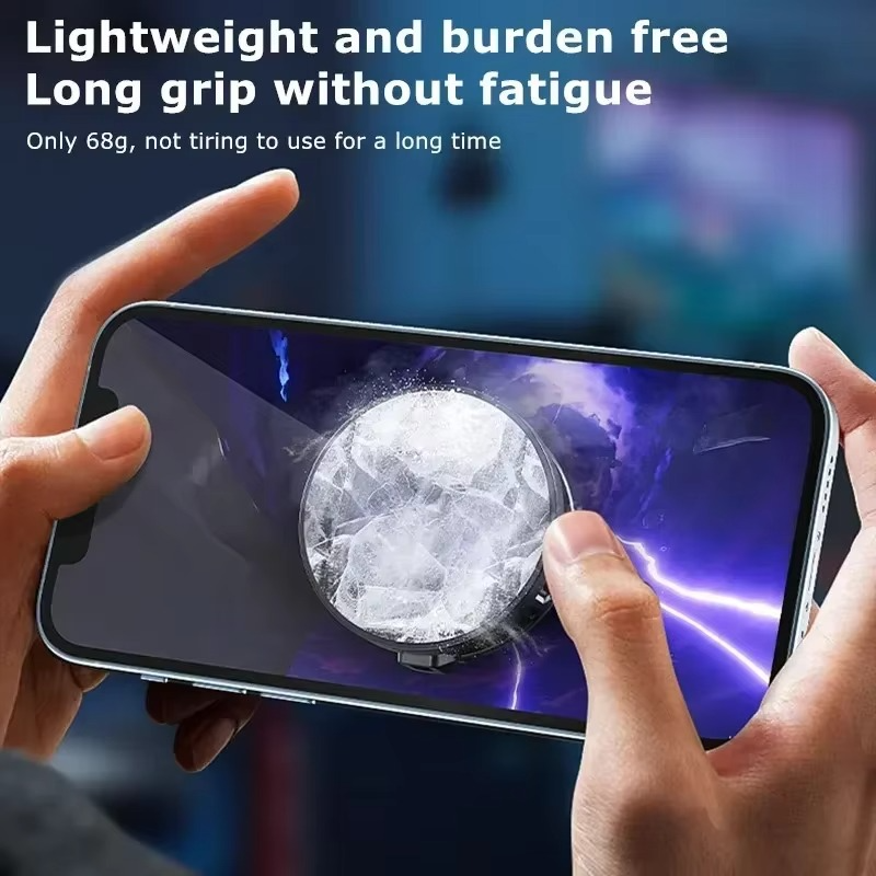 MEMO CX07 Mobile Phone Magnetic - Cooling Fan Radiator Cool Heat Absorber For IOS iPhone Android ( Random Color ) View Gallery - Pakistan