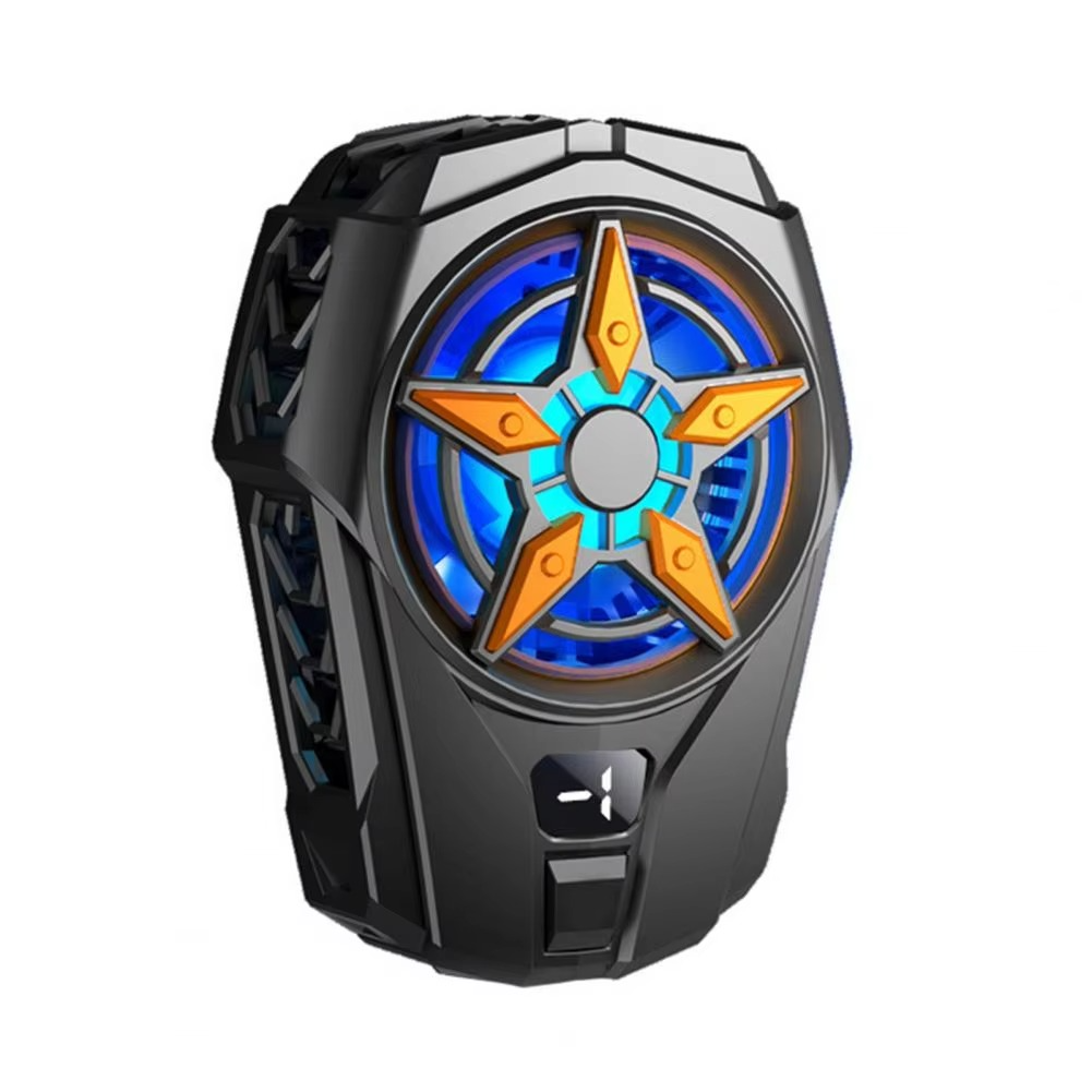 SL09 Practical Phone Cooler Fan, Easy To Carry, Smart Digital Display, Rear Phone Radiator, Fast Cooling ( Random Color ) View Gallery - Pakistan