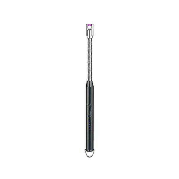 Arc Lighter With Usb Charging | Flameless Windproof | LED Battery Display | Safety Switch | Rotate 360 Degrees ( Random Color ) View Gallery - Pakistan