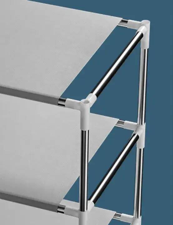 8 Layer Portable Dustproof Shoe Rack Shoe Rack Storage Closet Household Shoe Storage Rack Storage Cabinet (Random Color) View Gallery - Pakistan
