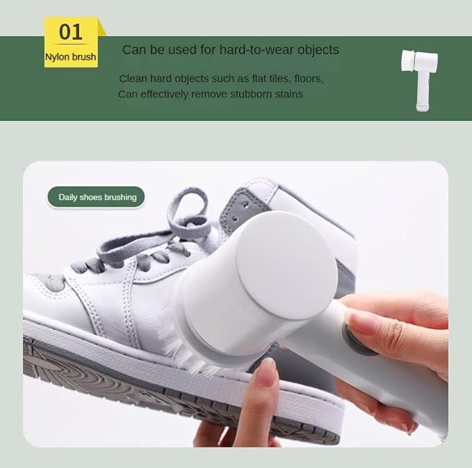 Magic Brush Wireless Battery Cleaning Brush Bathtub Tile Professional Cleaning Brush Rechargeable View Gallery - Pakistan