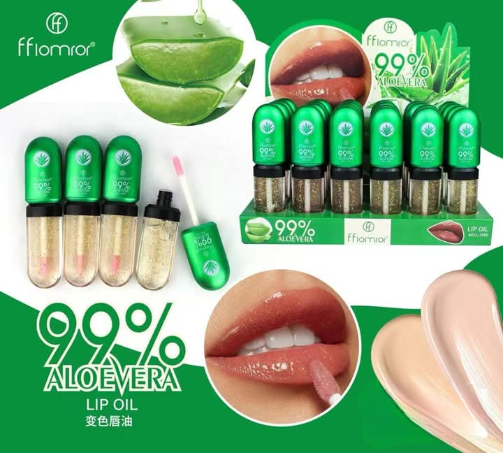 Flormar Aloe Vera Shiny Color Changing Lip Oil – Your Glow, Your Shade Naturally Beautiful