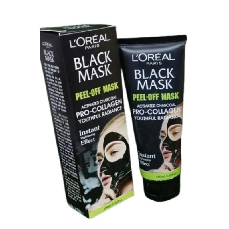 L'Oreal Paris Deep Cleansing Peel-Off Blackhead Remover Face Mask with Collagen – Pore-Minimizing, Purifying Formula for Smooth, Radiant Skin – 100ml Tube for All Skin Types View Gallery - Pakistan