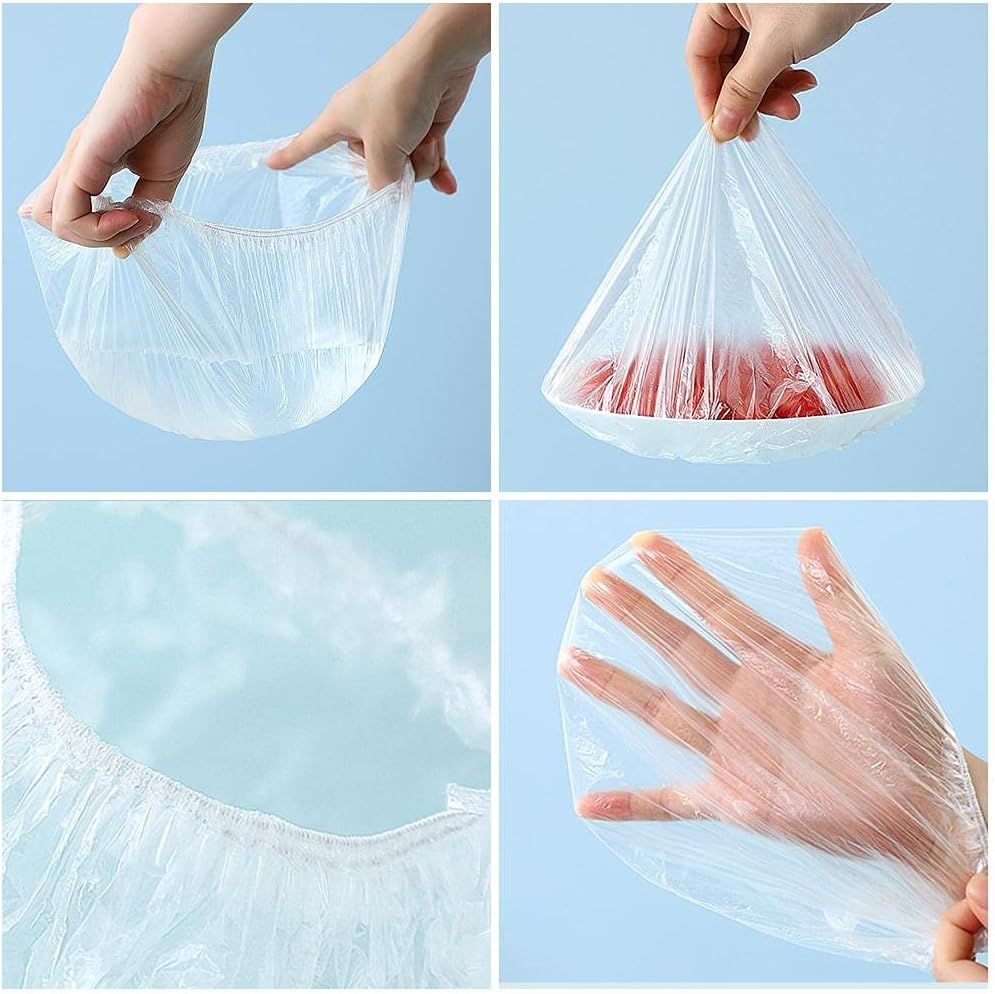 100pcs Disposable Flexible Transparent Plastic Food Storage Bags – Resealable &amp; Multi-Purpose - Food-Grade Fresh-Keeping, Dust &amp; Insect-Proof, Kitchen Accessories - Disposable Food Wrap View Gallery - Pakistan