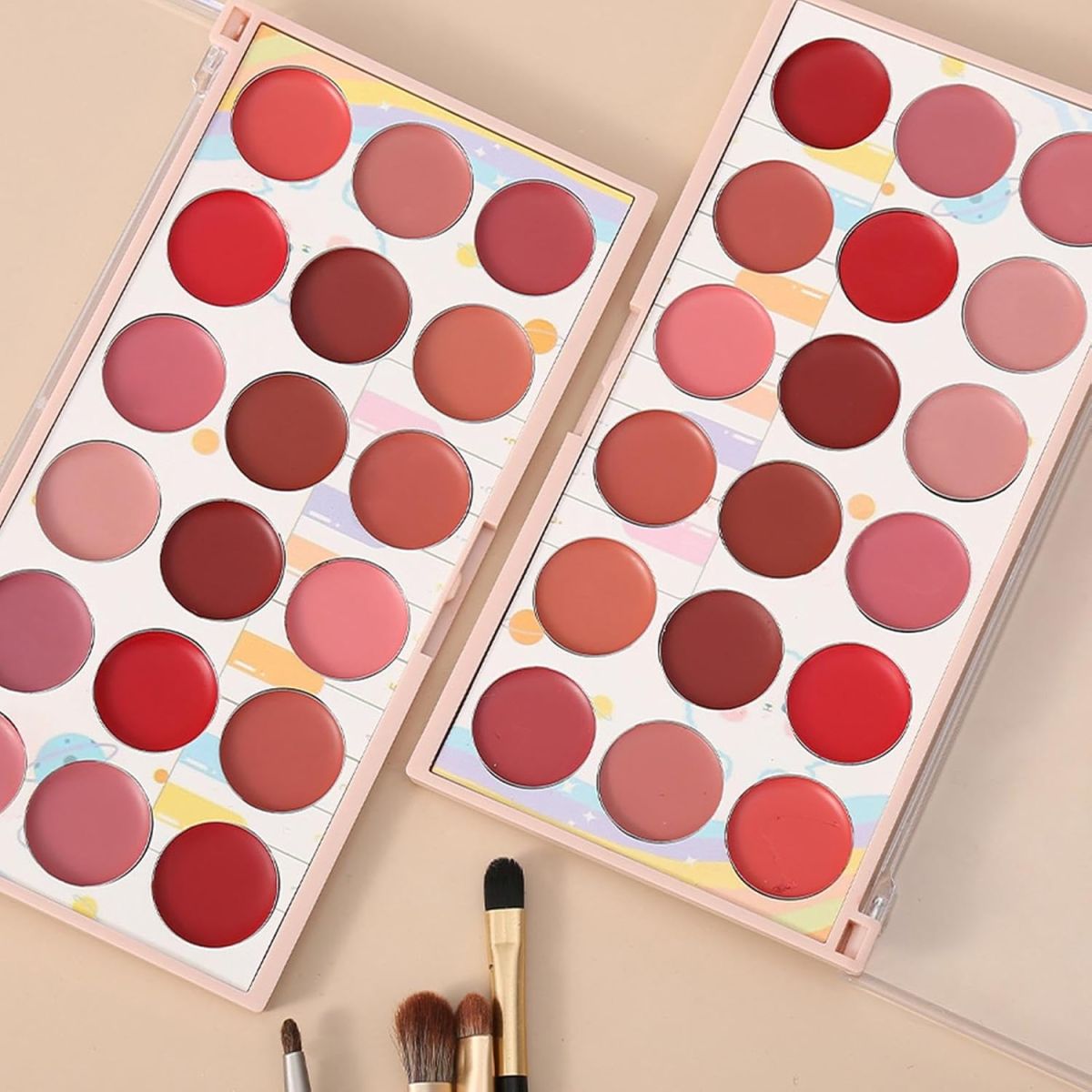 Moccallure Professional 18-Colors Lipstick Kit – Long-Lasting, Hydrating &amp;amp; Compact | Unisex Makeup Set