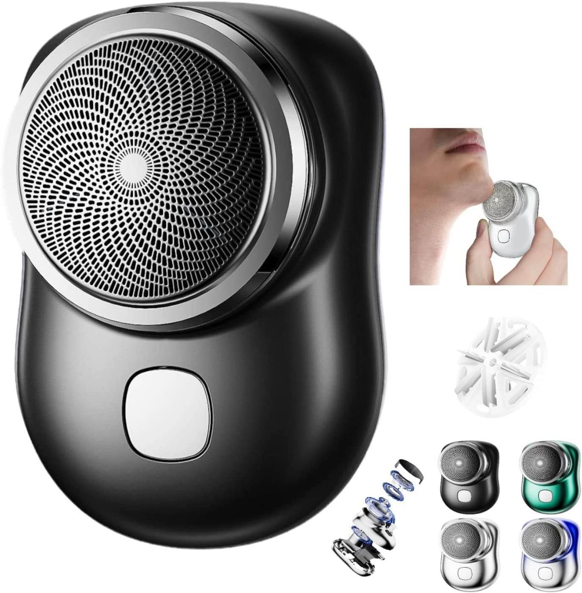 Portable Mini Shaver for Men and Women Best Quality shaver for men (random color) View Gallery - Pakistan
