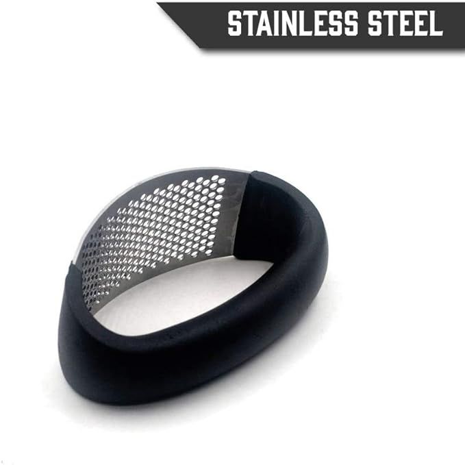 Garlic Press Rocker - Stainless Steel Garlic Press, Versatile Garlic Crusher, Easy to Use and Store Garlic Mincer – Effortless Cleanup and Dish Safe Garlic Grater(random color) View Gallery - Pakistan