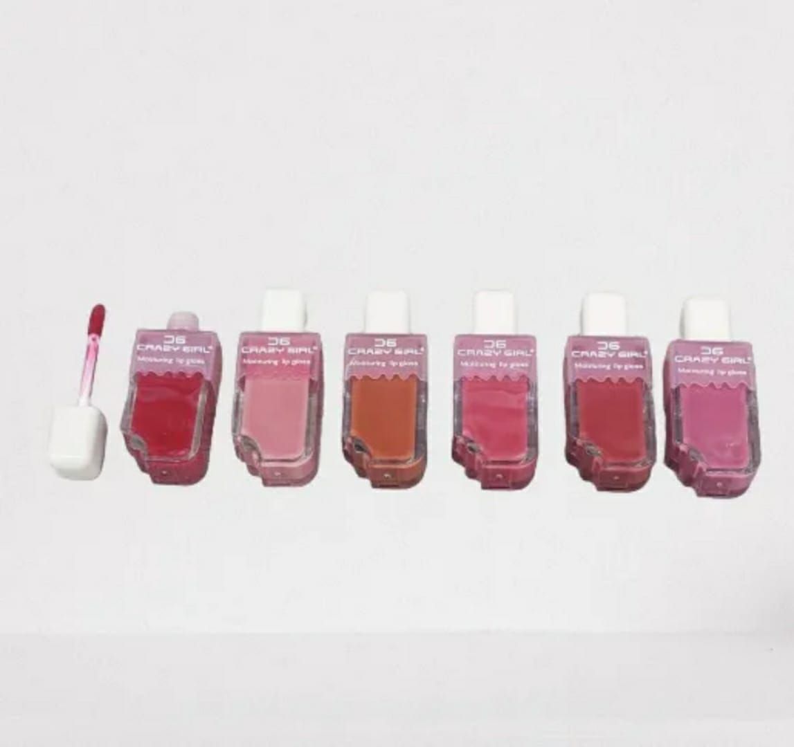 Pack of 06 -  Crazy Girl Ice Cream Matte Lipgloss | Best Quality Lip Gloss Set For Girls &amp; Womens View Gallery - Pakistan