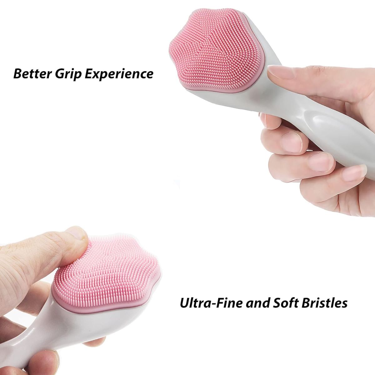 1 pcs Silicone Face Scrubber Exfoliating Brush, Manual Handheld Massager, Facial Cleansing and Blackhead Scrubber, Soft Bristles for Face Skincare (Random Color) View Gallery - Pakistan