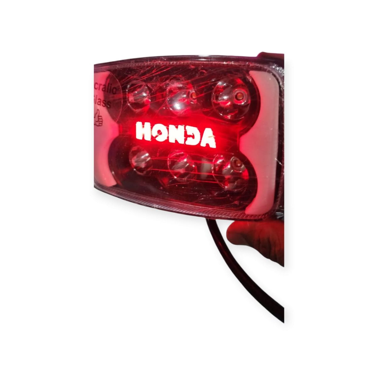 12 Volt LED Headlight Panel with Glowing Monogram &amp; Indicators for Motorcycle - Best Quality LED Headlight Panel with Glowing Monogram - 125 &amp; CD 70 Headlight - With Box  View Gallery - Pakistan