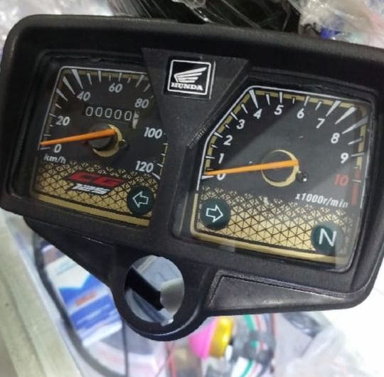 Speedometer for CG 125 Motorcycle | Honda 125cc Bikes With Meter Colour Lights (Complete meter with Box) View Gallery - Pakistan