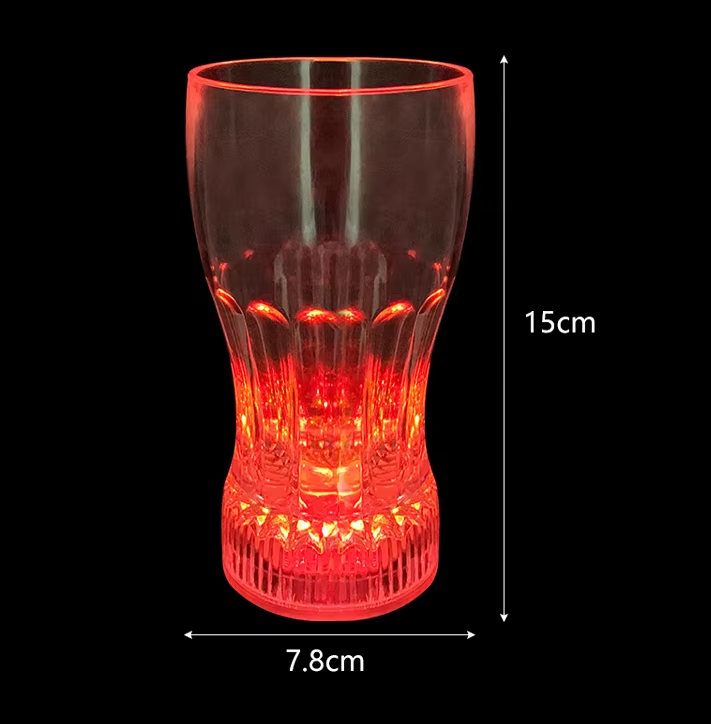 Plastic LED Flashing Cup LED Light up Beer Cup Water Hanging Glass Cup for Wedding Party - 1pc Plastic LED Lighting Bulb - Decor LED Glowing Plastic Cups Fashing Drink Luminous Lights Cup - 250ml ( With Box ) View Gallery - Pakistan