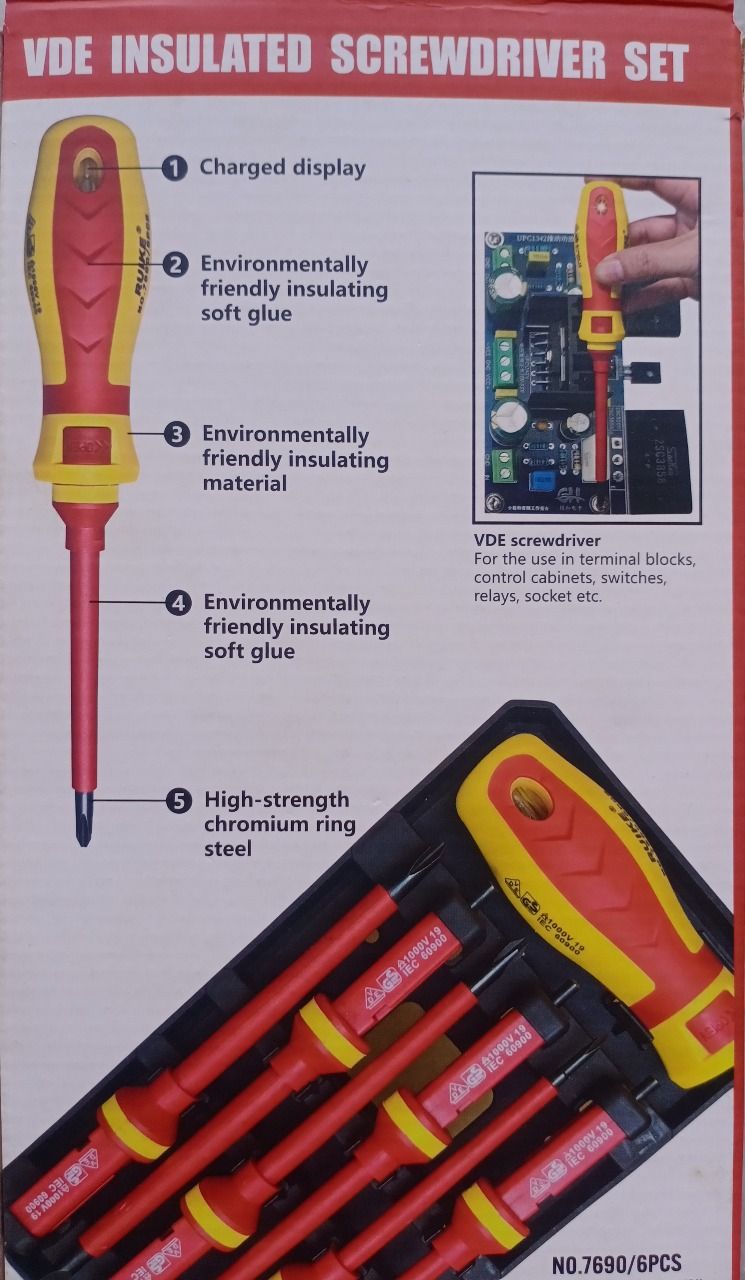 6 in 1 Tester Tool Set - Tester Kit Best Quality Tester Kit - Tester with 6 Tester Head View Gallery - Pakistan