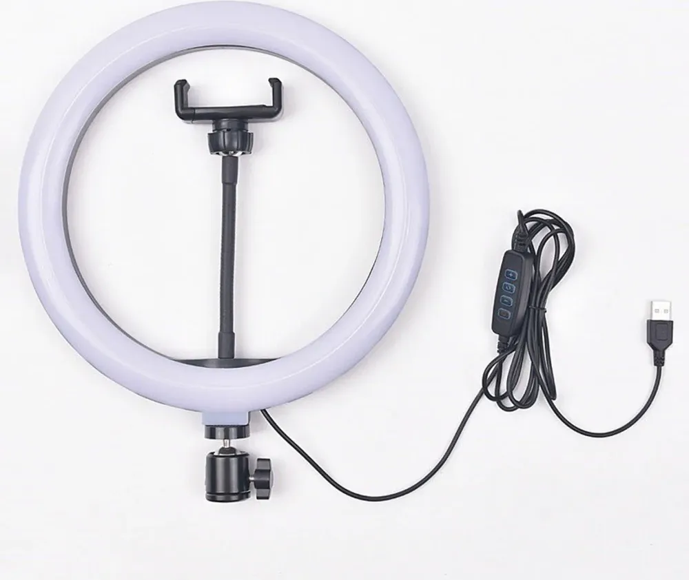 LED Ring Light 26CM - LED Ring Light with Phone Holder | Best Quality Ring Light | Ring Light For Youtube Video | Ring Light For Tiktok Video View Gallery - Pakistan