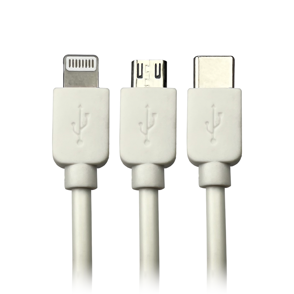 Vizo 5-in-1 Fast Data Cable Safety Fast Charging 5 in 1 USB Port 3 plugs and 2 USB ports Fast Data Cable View Gallery - Pakistan
