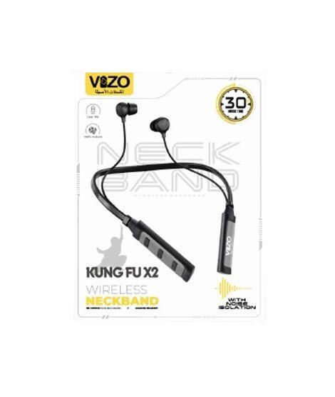 Vizo Kung Fu X2 Wireless Neckband - Best Quality Neckband - Wireless Neckband ( Random Color ) View Gallery - Pakistan
